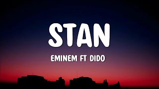 Eminem  Stan ft Dido Lyrics [upl. by Alano]