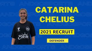 Catarina Chelius  College Soccer Recruiting Highlight Video  Class of 2021 [upl. by Studdard]