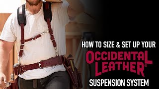 How to Size amp Set Up Your Occidental Leather Suspenders [upl. by Rafa]