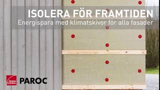 Isolera för framtiden med klimatskivor från Paroc [upl. by Narba480]