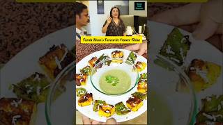 Farah Khans Favourite Paneer Tikka Recipe😋🍢 cooking bollywood yummy farahkhan shorts [upl. by Navy821]