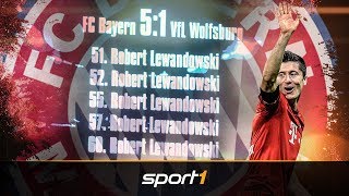 Fünf Tore in neun Minuten Als Lewandowski Geschichte schrieb  SPORT1 [upl. by Bauer695]