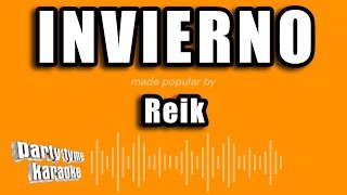 Reik  Invierno Versión Karaoke [upl. by Aihtenak]