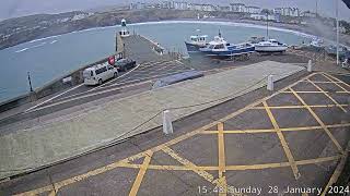 Isle of Man Port Erin Pier TimeLapse  28012024 [upl. by Cohbert]