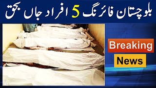 Tragic Shooting Incident in Panjgur Balochistan 5 lives Dead breakingnews news newsupdate [upl. by Zoarah788]