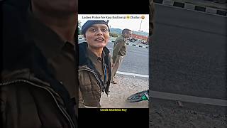 Police vs Bikers😨Without Reason Challan kar diya🤬shorts bike rider police policevsbiker jammu [upl. by Drarig]