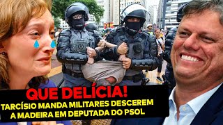 AGORA Militares descem a madeira em deputada do PSOL Tarcísio não perdoou e botou pra torar [upl. by Ilojne325]