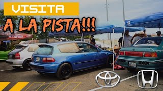 Visitamos la pista con un Toyota Tercel 15L Turbo Civic EG K24 y la Civic EK K24 de JJ Portworx [upl. by Landau]