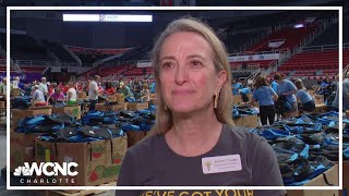 Tepper Foundation holds 3rd annual backpack build [upl. by Ened]