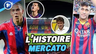 L’incroyable histoire du mercato du FC Barcelone [upl. by Clie]