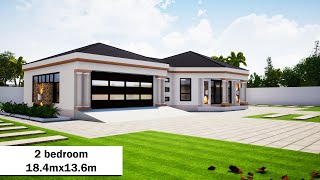 2 Bedroom Roundavel design  8 corner house  184mx136m [upl. by Manella622]