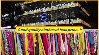 Sri Venkateshwara Garments  Best place for Shopping  Women amp Kids wear [upl. by Ssac92]