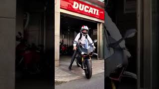 Panigale V4 SP2 sound going Home 🤩 [upl. by Marlette556]