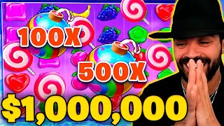 ROSHTEIN WINS MILLION on SWEET BONANZA SLOT JUNE 2024 [upl. by Cigam66]