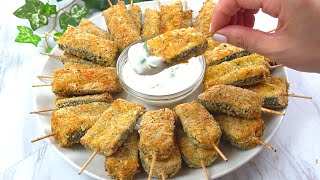 Easy Crispy Baked Zucchini Fries Quick Zucchini Recipe in 10 Minutes Easy Recipe [upl. by Stochmal]