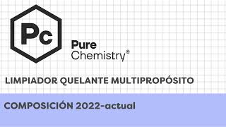 2024 COMPOSICIÓN LIMPIADOR QUELANTE MULTIPROPOSITO [upl. by Ahsinev]