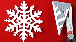 Paper snowflakes Easy Paper Snowflakes How to make snowflakes out of paper [upl. by Yajet]