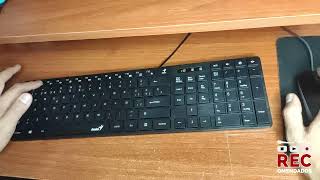 Review Teclado Genius Slim Star 126 [upl. by Duff]