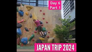 I went rock climbing in Tokyo  Japan Adventure 2024 Day 6 Part 1 [upl. by Enogitna]