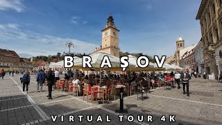 Brașov Romania Virtual Tour 4K in spring 2024 Piața Sfatului and Old Town Center [upl. by Wiburg630]