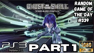 Ghost in the Shell Stand Alone Complex Gameplay Part 1  PS2 Games  RANDOM GAME OF THE DAY 339 [upl. by Rats836]