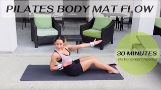 Full Body Pilates Mat Workout 30 Mins No Equipment Needed [upl. by Ayimat]