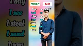 Present vs past tenseenglish improveyourenglish learnenglish englishlanguage viralvideo shorts [upl. by Ahsimat758]