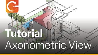 From Floor Plan to Axonometric View  Architect Osama Elfar [upl. by Llednyl]