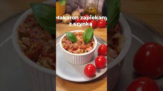 Makaron zapiekany pasta makaron sospomidorowy makaronzsosem obiad szybkiobiad przepis [upl. by Swirsky615]