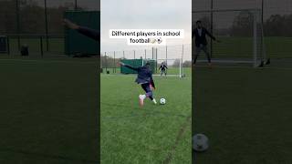 DIFFERENT PLAYERS IN SCHOOL FOOTBALL…📝⚽️ [upl. by Anivlek]