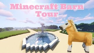 Minecraft Barn Tour  Spring Leaf Stable  Pinehaven [upl. by Niklaus710]