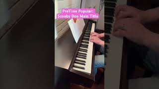 Scooby Doo Main Title PreTime Popular piano by Borédas Dionys [upl. by Yardley]