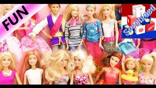 Grote Barbiepoppen modeshow met 15 modellen  Nederlands [upl. by Handy86]