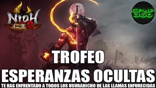 Nioh 2  Trofeo Esperanzas ocultas Localización de los los usurahicho [upl. by Kcinnay]