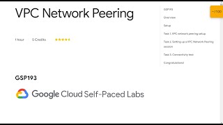 VPC Network Peering Qwiklab [upl. by Anisor996]