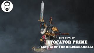 How to paint Evocator prime anvils of the Heldenhammer [upl. by Willin751]