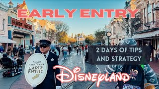 How to maximize Early Entry at Disneyland with these strategies [upl. by Ahsinahs]