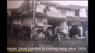 Malacca in 1930s and 1970s [upl. by Ecirrehs]