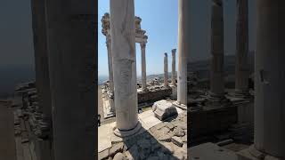 Exploring the ancient Greek city of Pergamon in Turkey travel travelonworld history shorts [upl. by Murage]