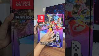 Unboxing this Nintendo Switch Oled Holiday Bundle unboxing nintendoswitch mario [upl. by Florina]