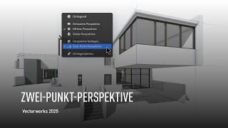 ZWEIPUNKTEPERSPEKTIVE  Vectorworks 2025 [upl. by Enihpesoj]