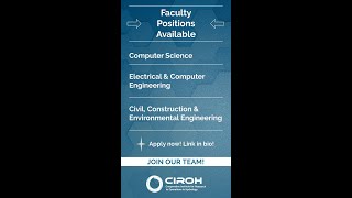 CIROH Faculty Positions Available [upl. by Weld]