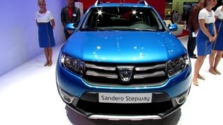 2014 Dacia Sandero Stepway  Exterior and Interior Walkaround  2013 Frankfurt Motor Show [upl. by Etep]