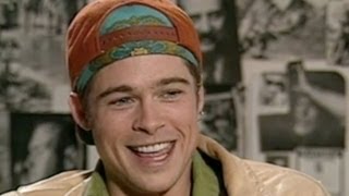 26yearold Brad Pitt Interview 1990 [upl. by Ardiek]