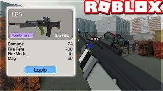 IS THE L85 BETTER THAN THE M4 IN ENERGY ASSAULT Roblox [upl. by Luis]