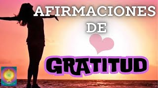 🙏 AFIRMACIONES DE GRATITUD 💜✨ [upl. by Rania]