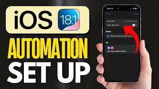 Setting Up Personal Automations in iOS 181 [upl. by Arahat]