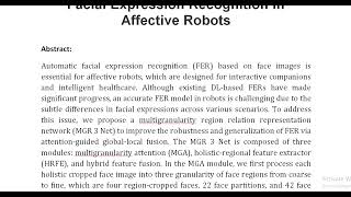 MGR3Net Multigranularity Region Relation Representation Network for Facial Expression Recognition in [upl. by Ellah]