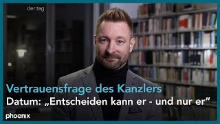 Datum der Vertrauensfrage Einschätzungen von Verfassungsrechtler Prof Alexander Thiele  111124 [upl. by Aleedis]