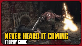 Resident Evil 4 Remake  Never Heard it Coming Trophy  Defeat a Garrador using only knives [upl. by Swaine]